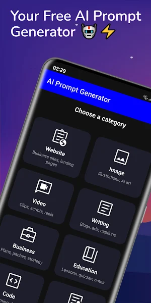 AI Chatbot Prompt Generator Screenshot 0