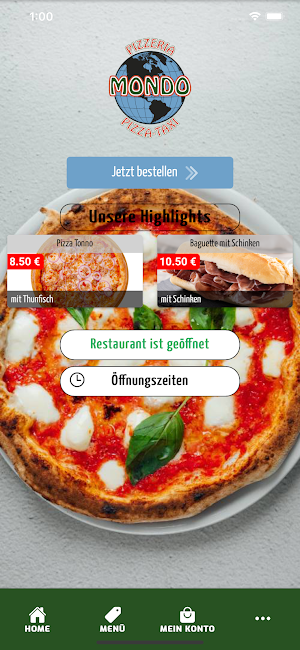 Pizzeria Mondo Remscheid Screenshot 0