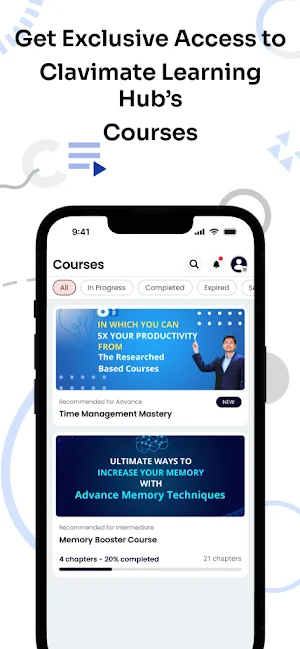 Clavimate Learning Hub Screenshot 2