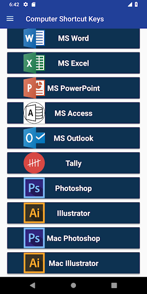 Computer Shortcut Keys Screenshot 2
