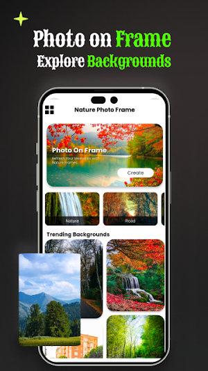 Nature Photo Frames: remove bg Screenshot 1