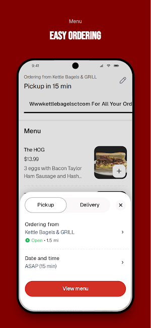 Kettle Bagels & GRILL Screenshot 2