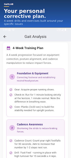 GaitLAB: Running Form Analysis Screenshot 2