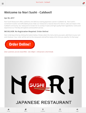Nori Sushi Caldwell Screenshot 3