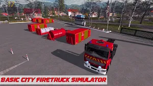Basic City FireTruck Simulator Screenshot 0