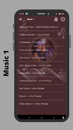 Unha Pintada Musicas Screenshot 2