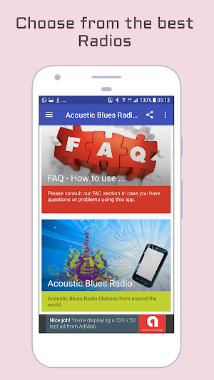 Acoustic Blues Radio Stations Screenshot 0