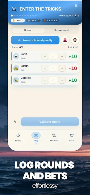 Skull King Scorekeeper Scoring Screenshot 2