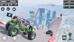Monster Truck Stunt Truck Game Screenshot 0
