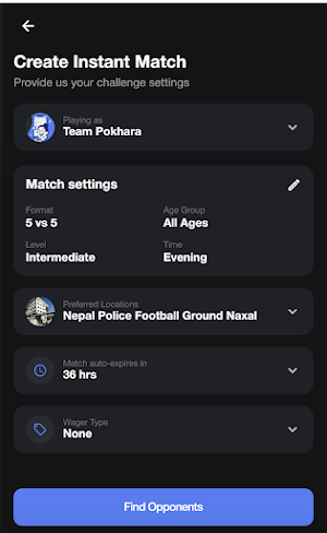 NextSportz Screenshot 3