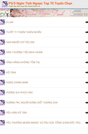 Ngôn Tình Ngược Top 70 Tuyển Chọn Phần 5/5 Screenshot 2