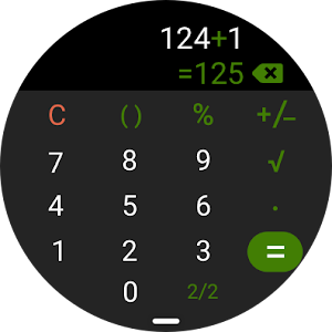 Samsung Calculator Screenshot 1