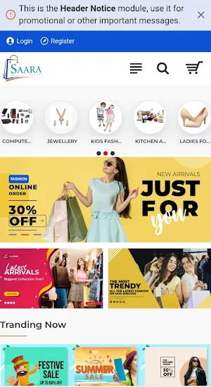 Saara Collections Screenshot 0