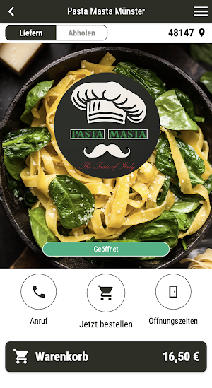 Pasta Masta Münster Screenshot 0