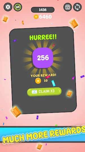 2048 Cube Flow Merge Games Screenshot 1
