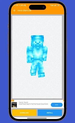 Diamond Skin for Minecraft PE Screenshot 0