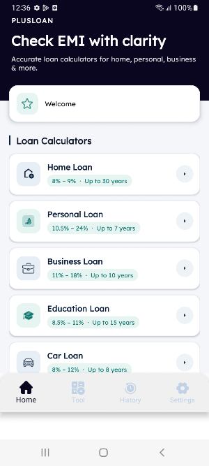 PlusLoan – Loan Assistant Screenshot 0