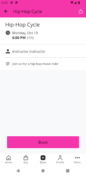 Sweat Equity Cycle Studio Screenshot 2