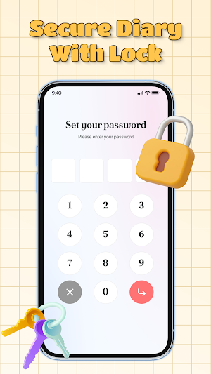 Diary With Lock: Diary Journal Screenshot 3