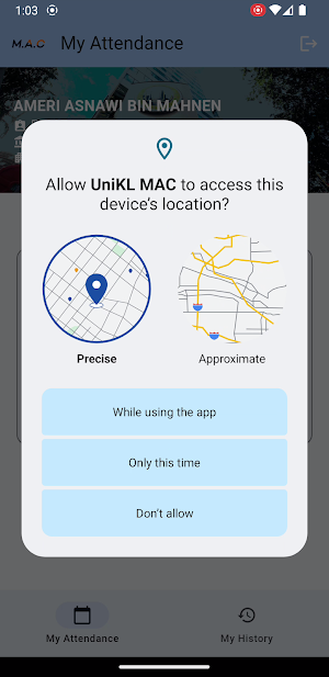 UniKL MAC Screenshot 2