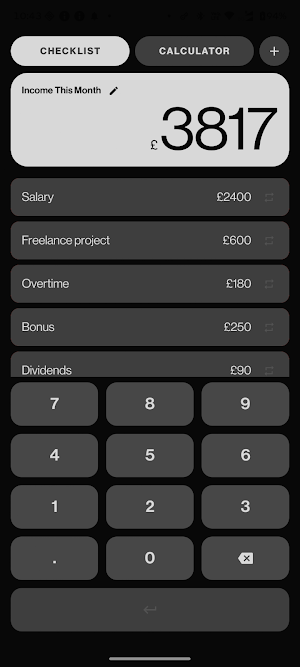 Checklist Pro: Expense Tracker Screenshot 0