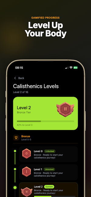 Calimax: Calisthenics Coach Screenshot 3