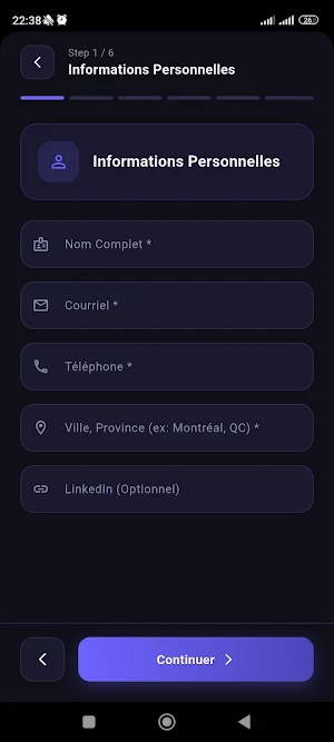 CV Canadien – Resume Builder Screenshot 3