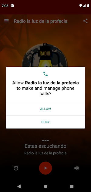 Radio la luz de la profecía Screenshot 1