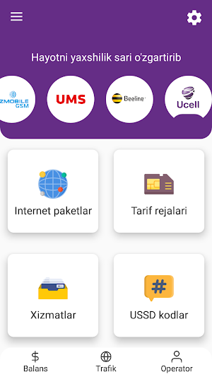 Mobil yordam (Uzmobile, Mobiuz, Ucell, Beeline) Screenshot 3
