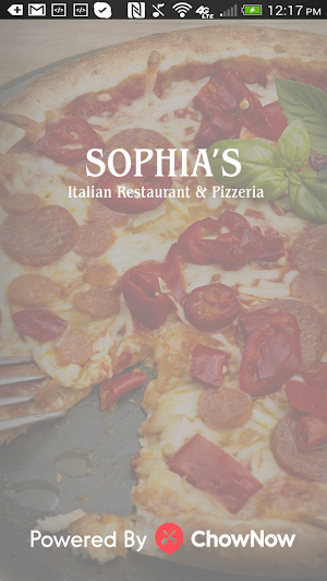 Sophia's Italian Restaurant Screenshot 0