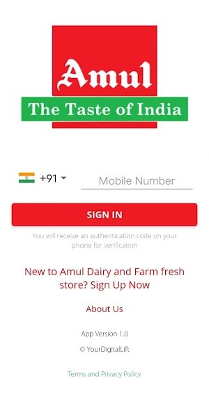 Amul Dairy and Farm fresh store Screenshot 1
