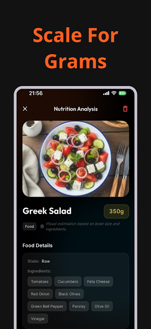 Scale For Grams: NutriSnap Screenshot 0
