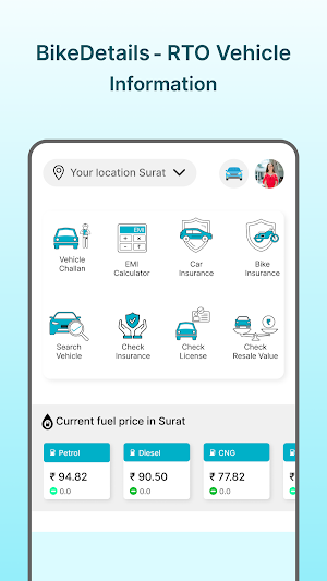 BikeDetails-RTO Vehicle Info Screenshot 0