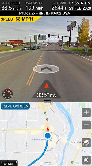 Speedometer GPS MIL9 Screenshot 1