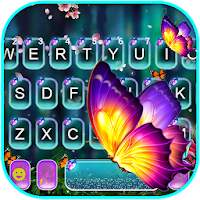Wonderland Butterfly Keyboard Theme