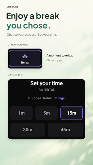 LoopCut: Screen Time & Focus Screenshot 1