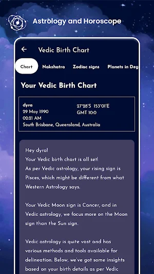 Astrocartography and Horoscope Screenshot 3