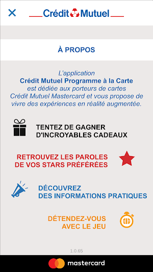 Crédit Mutuel Programme à la Carte Screenshot 1