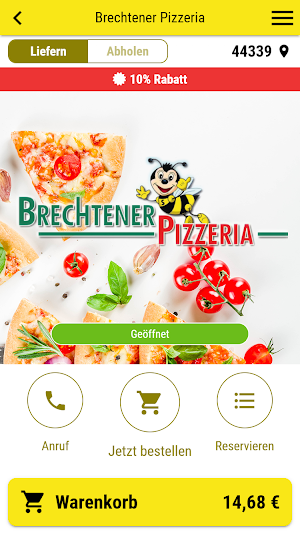 Brechtener Pizzeria Screenshot 0