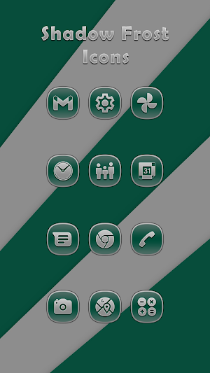 Shadow Frost Emerald Icons Screenshot 0