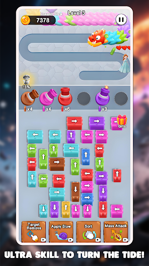 Block Puzzle: Save Girl Screenshot 1