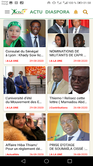 Actu Diaspora Screenshot 3