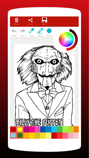 Horror Story Coloring Book Screenshot 3