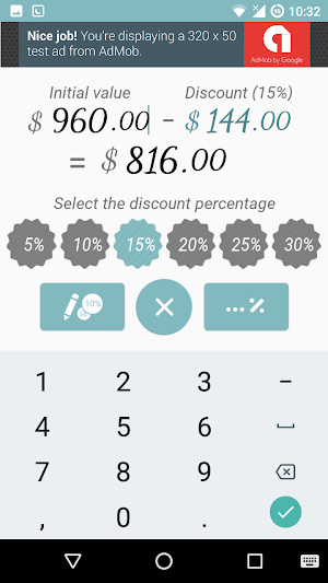 Discount Calculator Screenshot 0