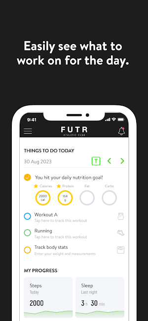 Futr Athletic Club Screenshot 1