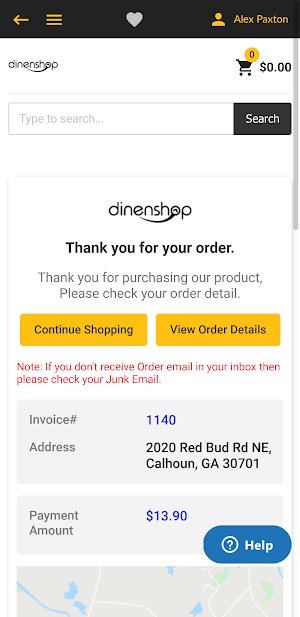 DinenShop Screenshot 2