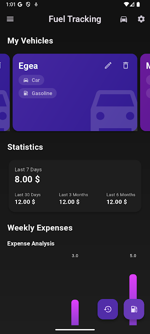 FuelTrack+ Screenshot 2
