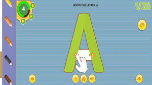Tracing Letter-offline game Screenshot 2