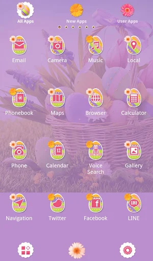 Cute Theme-Happy Easter!- Screenshot 2