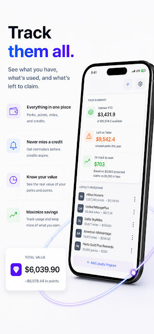 Perky: Credit Card Perks Screenshot 1
